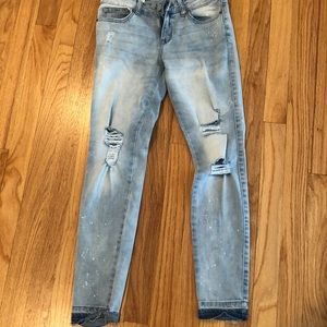 Aeropostal low raise ankle jeggings size 2
